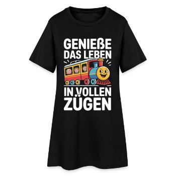 Railway Enjoy life to the fullest Railway - Women’s T-Shirt Dress - black - Front