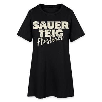 Sauerteig Flüsterer - Frauen T-Shirt-Kleid - Schwarz - Vorne