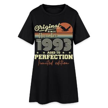 November 1993 Anniversary 1993 November 1993 - Women’s T-Shirt Dress - black - Front