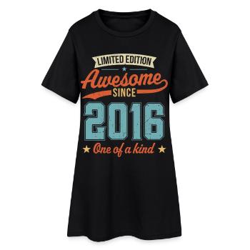 Génial depuis 2016 - Robe T-shirt Femme - noir - Devant