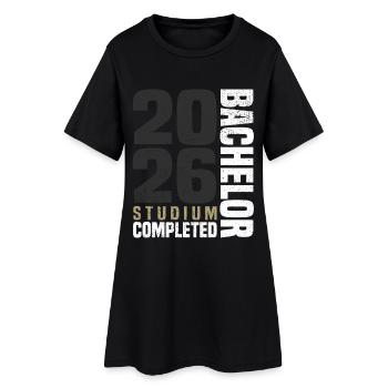 Bachelor's Degree Programme 2026 - Women’s T-Shirt Dress - black - Front