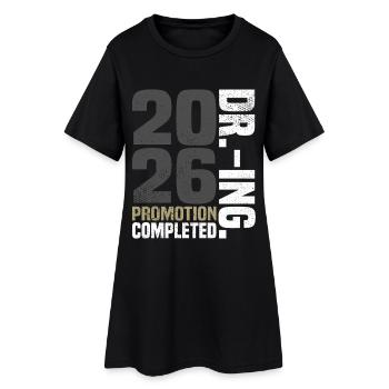 Dr. Ing. Promotion Completed - Women’s T-Shirt Dress - black - Front