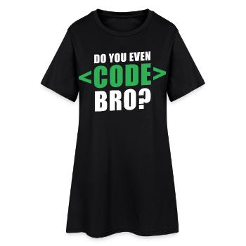 Codez-vous même Bro Graphic - Robe T-shirt Femme - noir - Devant