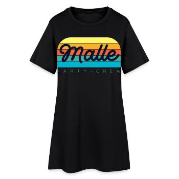 Malle Party Crew - Robe T-shirt Femme - noir - Devant