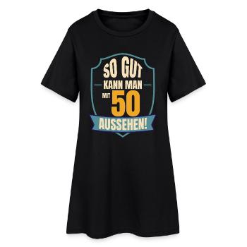 C’est dire à quel point vous pouvez regarder à 50 - Robe T-shirt Femme - noir - Devant