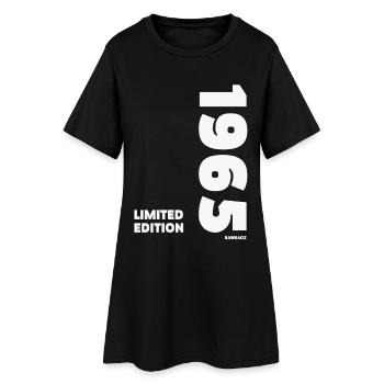 Limited_Edition_1965 - Frauen T-Shirt-Kleid - Schwarz - Vorne