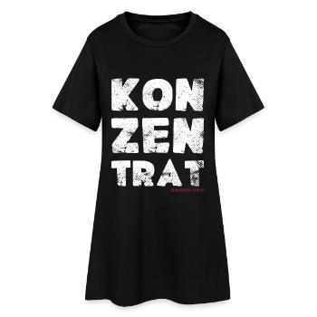 I'm not small, I'm a concentrate saying - Women’s T-Shirt Dress - black - Front