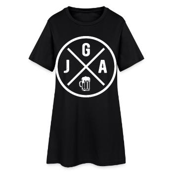 Enterrement de vie de garçon - Marié & Bière - Robe T-shirt Femme - noir - Devant