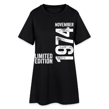 Novembre 1974 Édition Limitée Novembre 1974 - Robe T-shirt Femme - noir - Devant