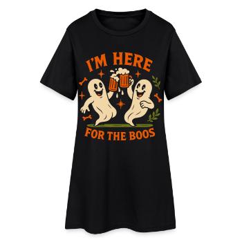 Je suis là pour les huées Costume d’Halloween drôle - Robe T-shirt Femme - noir - Devant