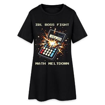 Endgegner Mathe | Hausaufgaben Frust Humor - Robe T-shirt Femme - noir - Devant