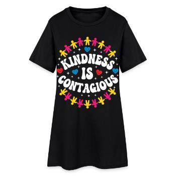 Kindness Emotional Learning Teacher SEL - Women’s T-Shirt Dress - black - Front