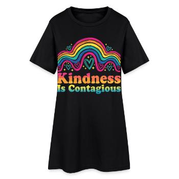 Kindness Emotional Learning Teacher SEL - Women’s T-Shirt Dress - black - Front