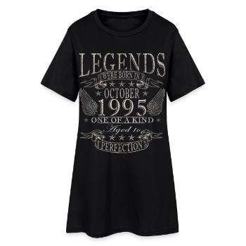 30ème Anniversaire Légende Octobre Millésime 1995 - Robe T-shirt Femme - noir - Devant