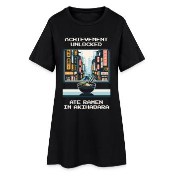 Réalisation : Ramen à Akihabara | Tokyo Ramen - Robe T-shirt Femme - noir - Devant