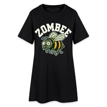 Zombi - Robe T-shirt Femme - noir - Devant