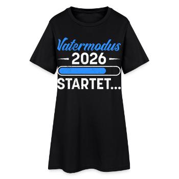 DEMARRE LE MODE PAPA FUTUR PAPA 2026 - Robe T-shirt Femme - noir - Devant