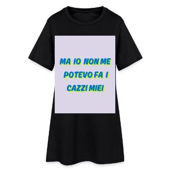 I couldn't do my own shit - Women’s T-Shirt Dress - black - Front