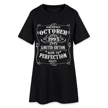 Des légendes sont nées en octobre 1995 - Robe T-shirt Femme - noir - Devant