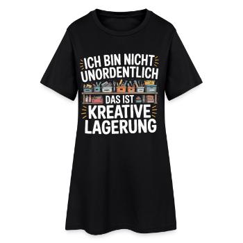 Creative Storage – Messiness with Style - Women’s T-Shirt Dress - black - Front