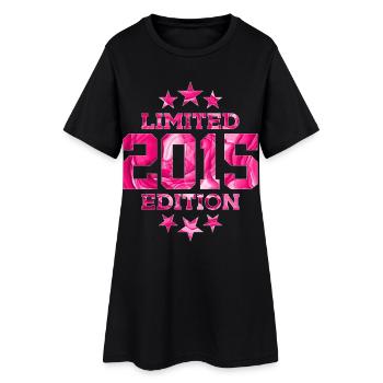 ÉDITION LIMITÉE 2015 11E ANNIVERSAIRE - Robe T-shirt Femme - noir - Devant