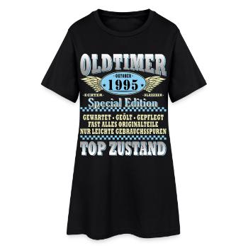 Cadeau 30ème anniversaire Voiture Ancienne Octobre 1995 - Robe T-shirt Femme - noir - Devant