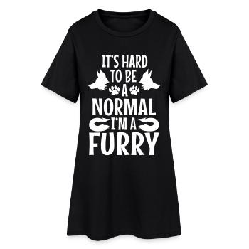 Je suis un plâtre avec ça - Robe T-shirt Femme - noir - Devant