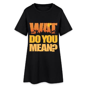 Cambodge Cambodgiens Wat Voulez-vous dire ? - Robe T-shirt Femme - noir - Devant