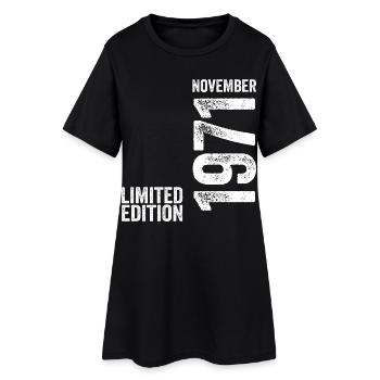 Novembre 1971 Édition Limitée Novembre 1971 - Robe T-shirt Femme - noir - Devant