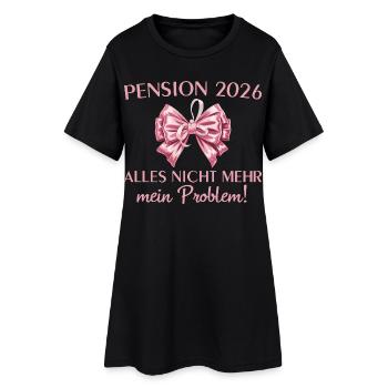 Pension 2026 Collègue de travail Adieu pension - Robe T-shirt Femme - noir - Devant