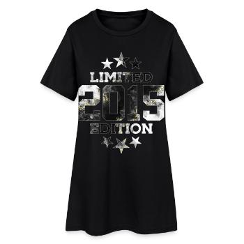 ÉDITION LIMITÉE 2015 11E ANNIVERSAIRE - Robe T-shirt Femme - noir - Devant