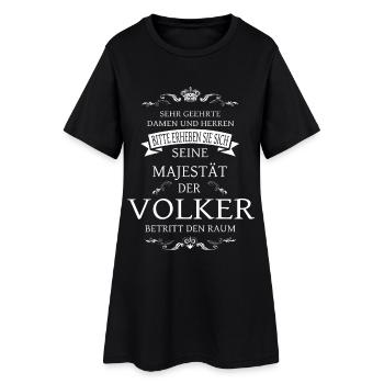 Sa Majesté des Nations entre dans la salle - Robe T-shirt Femme - noir - Devant