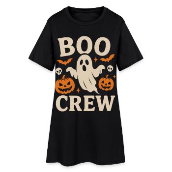 Boo Crew Halloween - Robe T-shirt Femme - noir - Devant