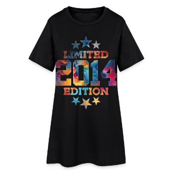 ÉDITION LIMITÉE 2014 12E ANNIVERSAIRE - Robe T-shirt Femme - noir - Devant