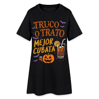 Süßes oder Saures Beste Cubata - Frauen T-Shirt-Kleid - Schwarz - Vorne