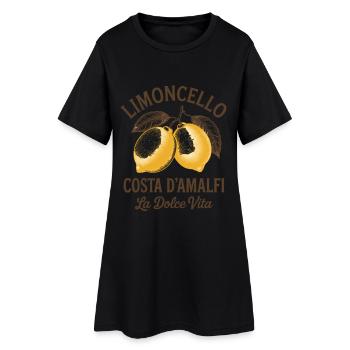 Limoncello Costa d’Amalfi La Dolce Vita - Robe T-shirt Femme - noir - Devant