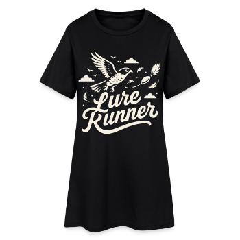 Falcon Lure Runner Fauconnerie Oiseaux Équipement - Robe T-shirt Femme - noir - Devant