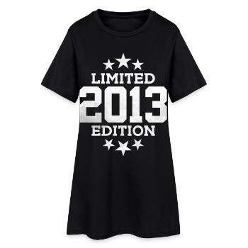 ÉDITION LIMITÉE 2013 13E ANNIVERSAIRE - Robe T-shirt Femme - noir - Devant