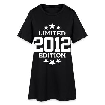 ÉDITION LIMITÉE 2012 14E ANNIVERSAIRE - Robe T-shirt Femme - noir - Devant