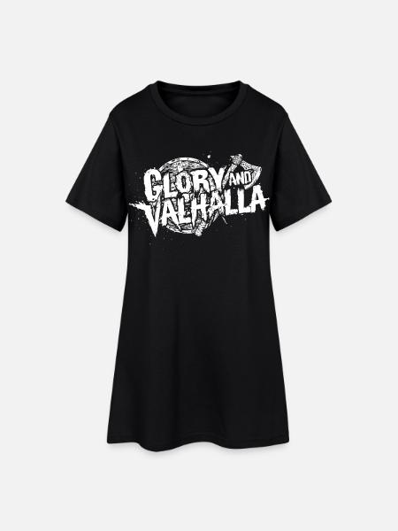 Glory and Valhalla - Women’s T-Shirt Dress - black