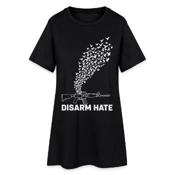 Désarmer Haine Paix Les colombes se lèvent dans la liberté - Robe T-shirt Femme - noir - Devant