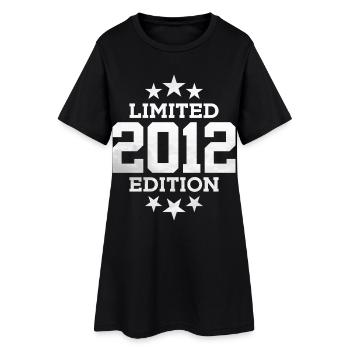 ÉDITION LIMITÉE 2012 14E ANNIVERSAIRE - Robe T-shirt Femme - noir - Devant