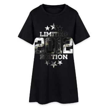 ÉDITION LIMITÉE 2012 14E ANNIVERSAIRE - Robe T-shirt Femme - noir - Devant
