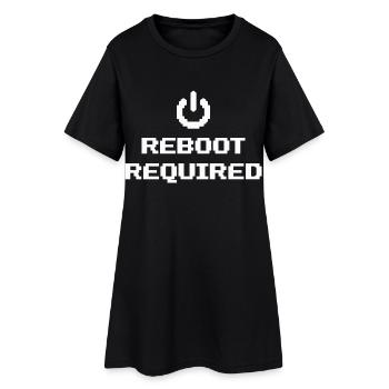 REDÉMARRAGE REQUIS Redémarrage requis - Robe T-shirt Femme - noir - Devant