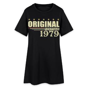 1979 Anniversaire 1979 - Robe T-shirt Femme - noir - Devant