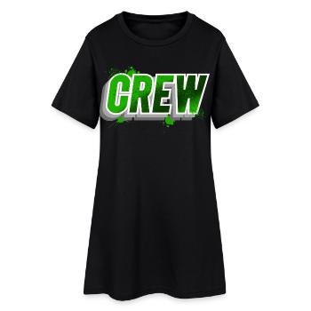 équipage - Robe T-shirt Femme - noir - Devant
