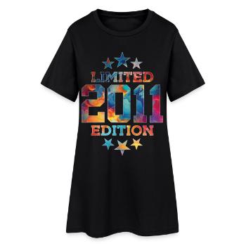 ÉDITION LIMITÉE 2011 15E ANNIVERSAIRE - Robe T-shirt Femme - noir - Devant