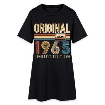 60e anniversaire 60 ans original 1965 - Robe T-shirt Femme - noir - Devant