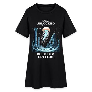 DLC Débloqué : Édition Mer Profonde | Méduse - Robe T-shirt Femme - noir - Devant
