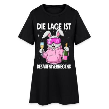 La situation est l’ivresse - Robe T-shirt Femme - noir - Devant
